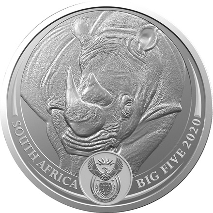 2020-5-Rand-Big-5-Nosorožec-1-Oz-Silber-ST-VS