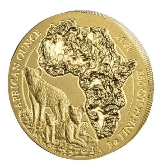 🐾✨ NOVINKA 2026 – 1 oz African Ounce – Hyena Ryzí zlato 999/1000 • BU • Limitace 100 ks Oblíbená a dlouhodobě sběratelsky...