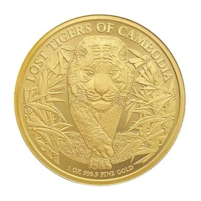 🐅✨ EXKLUZIVNÍ NOVINKA – 1 oz Zlatá mince Lost Tigers of Cambodia 2026 Ryzí zlato 999,9 • Brilliant Uncirculated • Limitace...